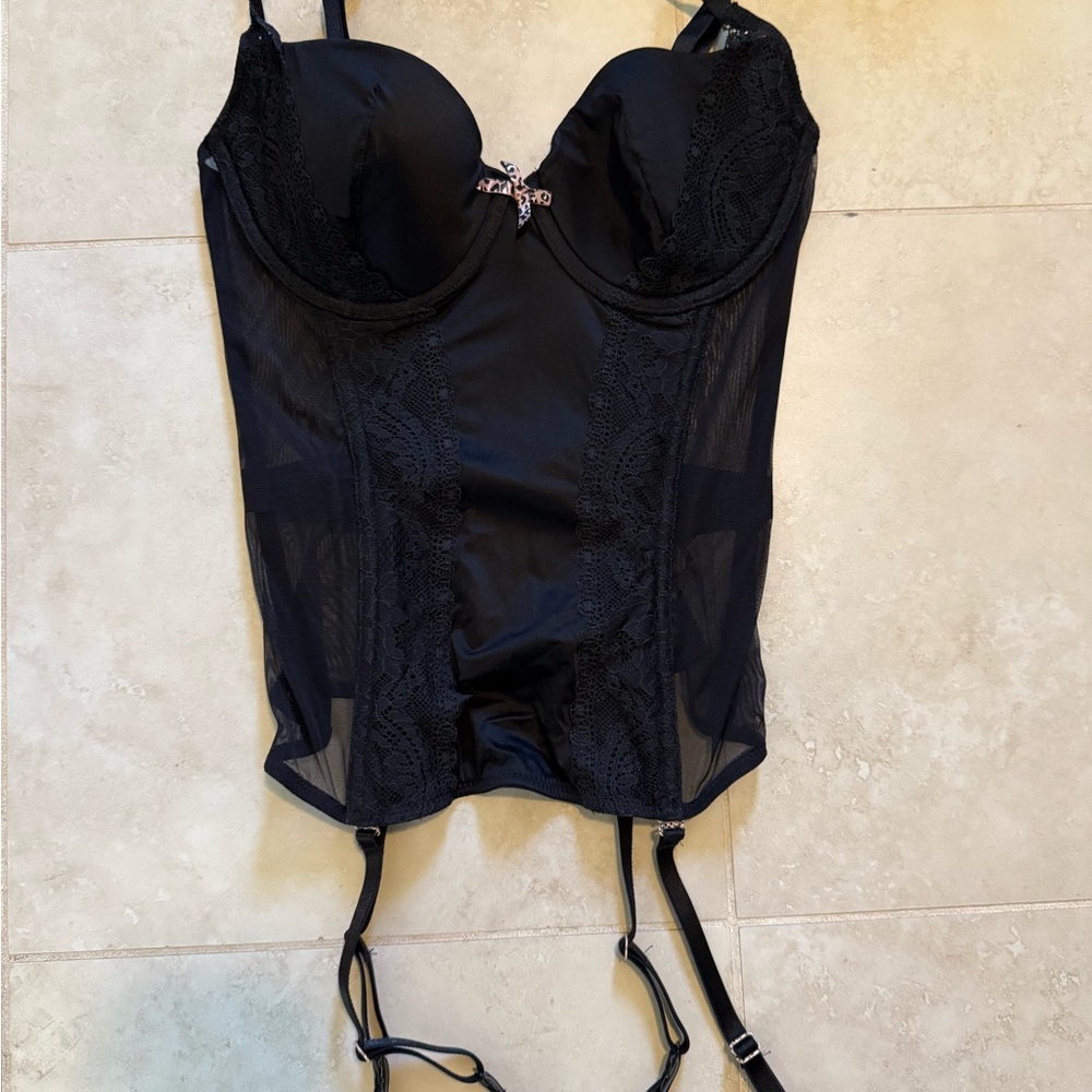 Victoria’s Secret Black Lace Bustier